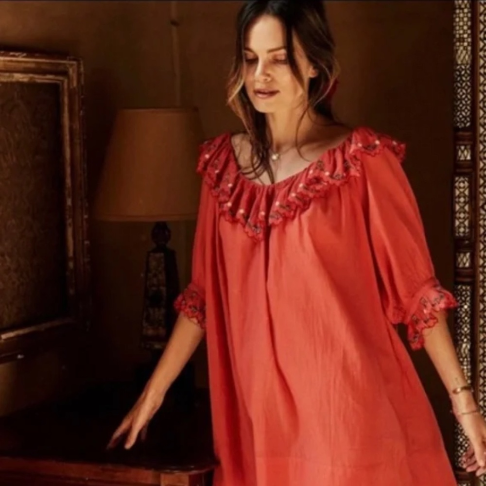 Doen Solaris Nightgown EUC Just Drycleaned Size XS